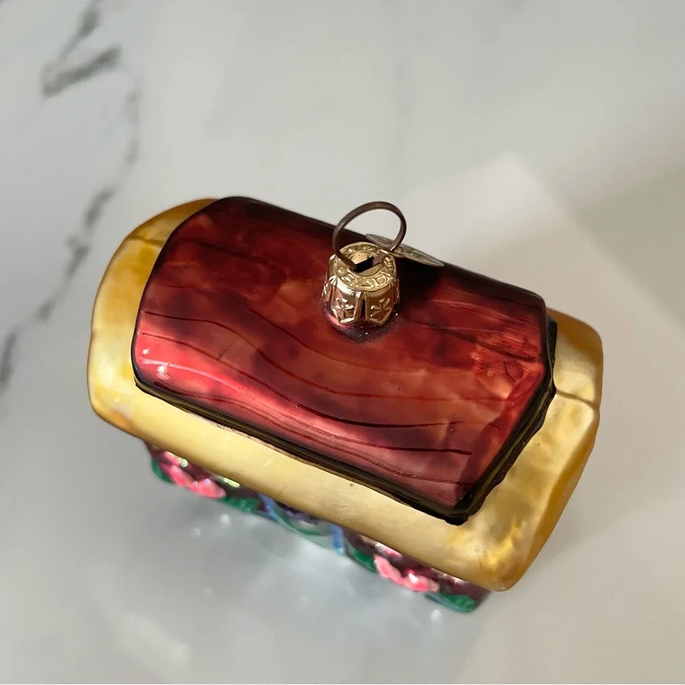 North Pole Express Train Car Ornament by Christopher Radko